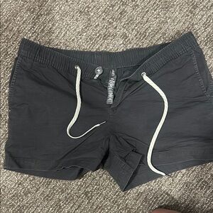 Vuori Black Athletic Shorts